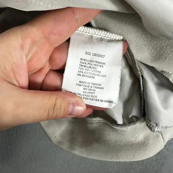 Columbia‎ Jacket Mens medium beige Windbreaker V Neck Pullover Packable gorpcore - Picture 9 of 11